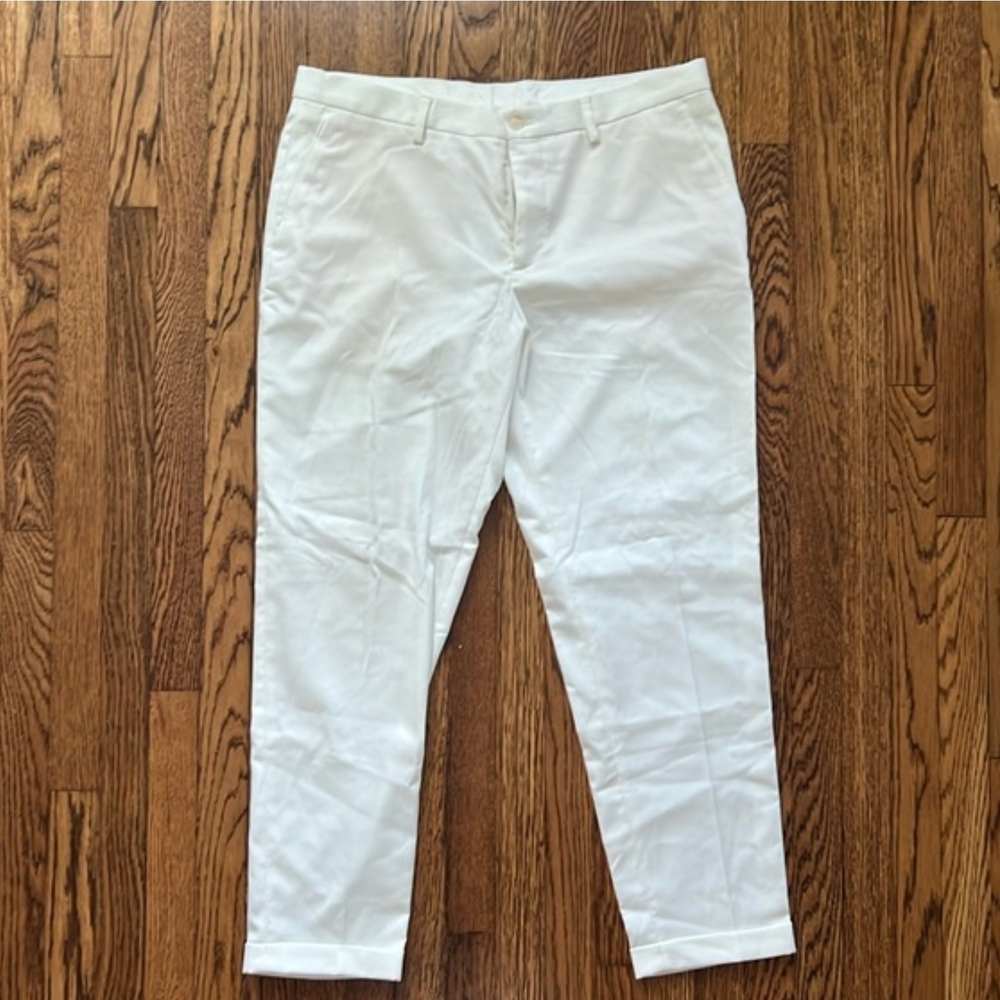 Zara Men's Crisp White Chinos